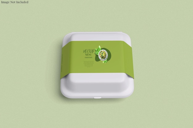 Modelo de caja de alimentos