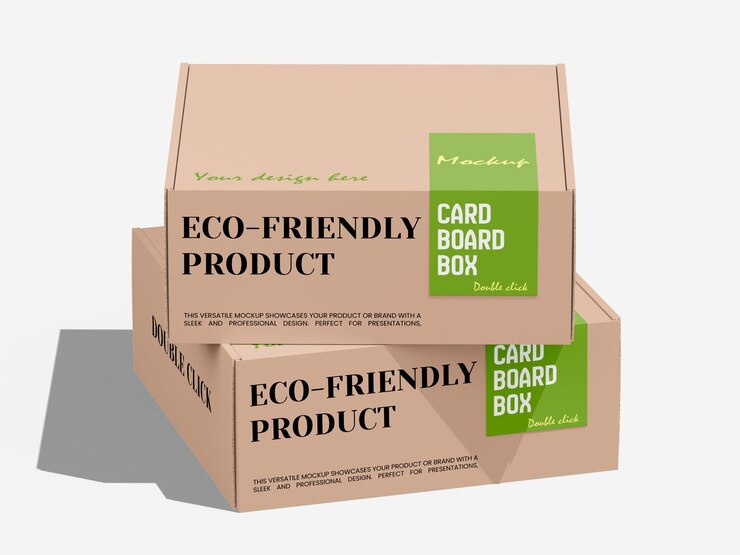 Modelo de caja de cartón ecológica