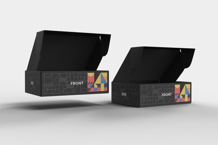 Modelo de caja de embalaje