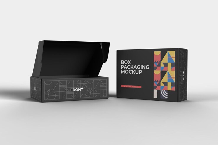 Modelo de caja de embalaje