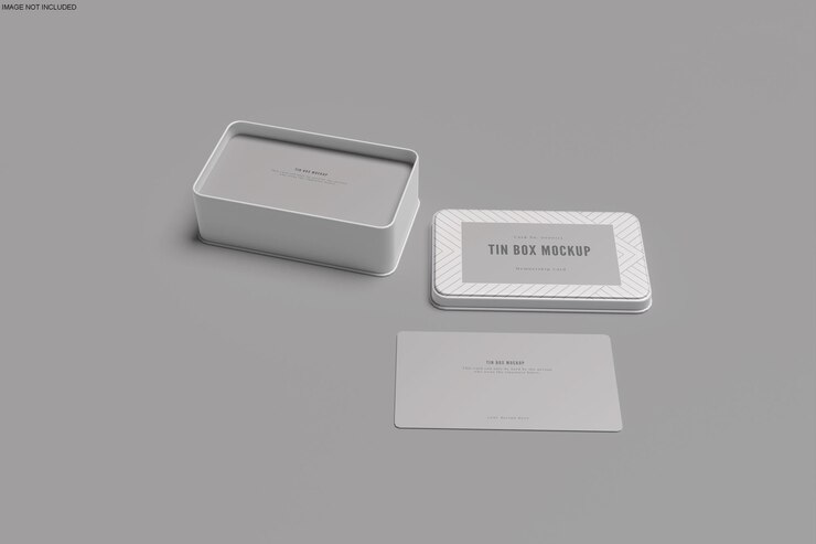 Modelo de caja de hojalata