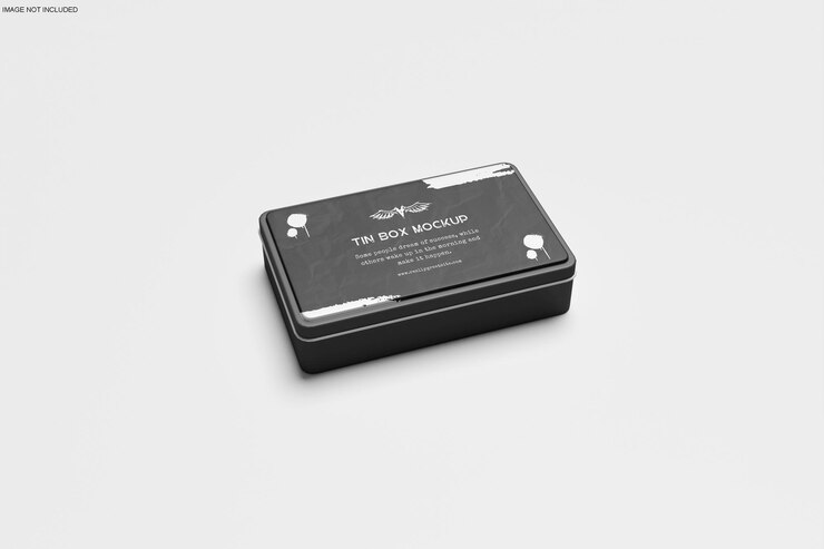 Modelo de caja de hojalata