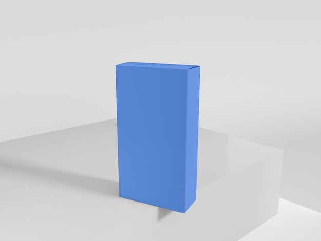 Modelo de caja de papel de producto
