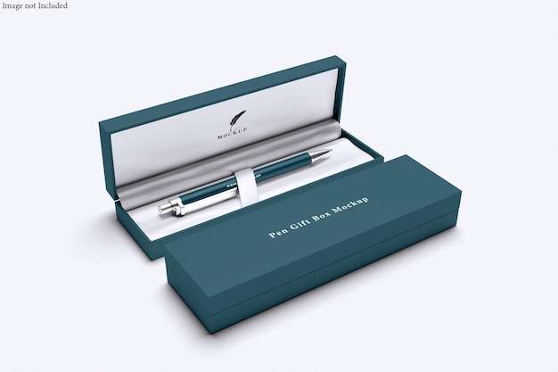 Modelo de caja de regalo para bolígrafos