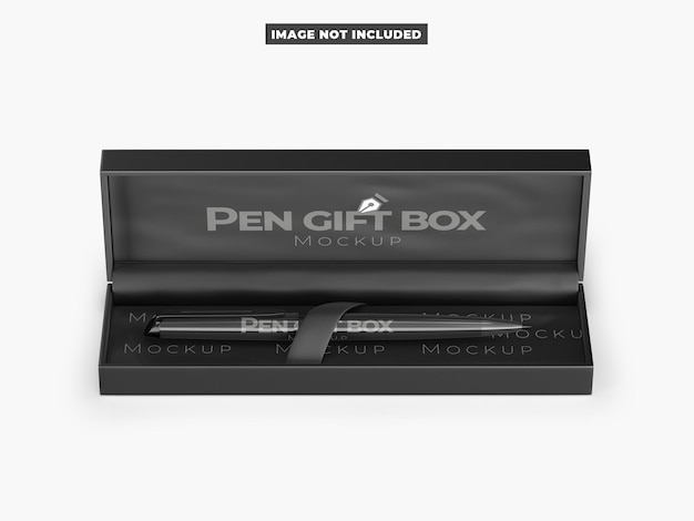 Modelo de caja de regalo para bolígrafos