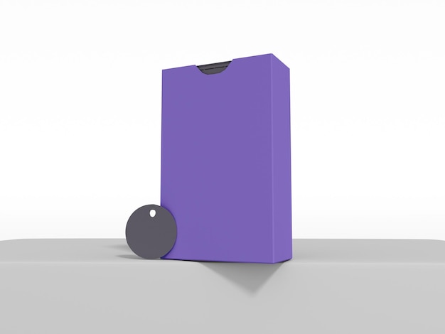 modelo de caja de regalo de papel