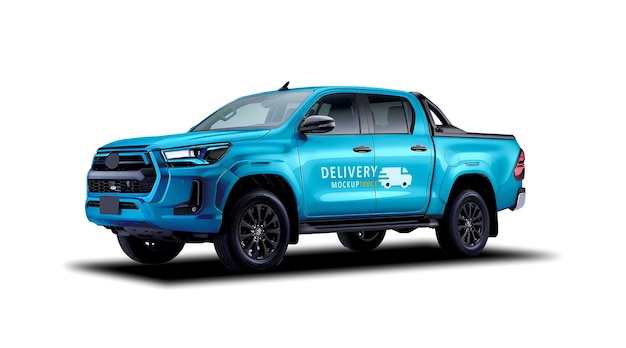 Modelo de camioneta de entrega
