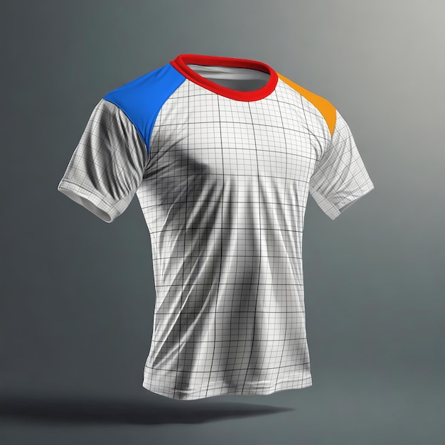 Modelo de camiseta deportiva