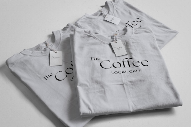 Modelo de camiseta sin etiqueta para adultos