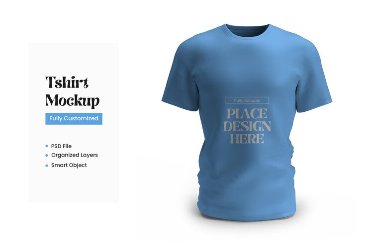 Modelo de camiseta realista para el PSD