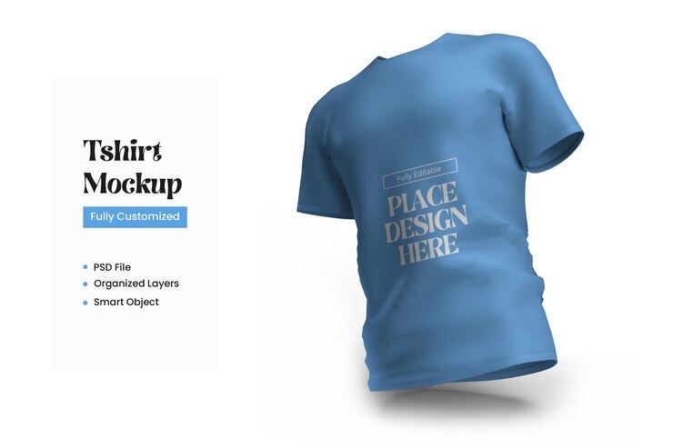 Modelo de camiseta realista para el PSD