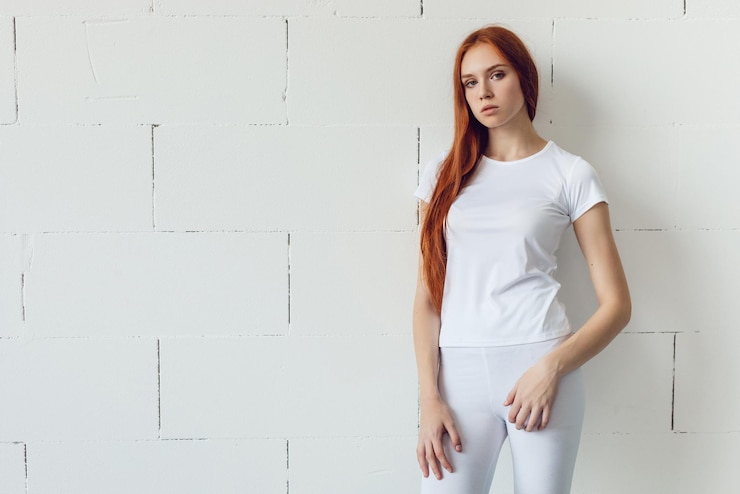 PSD modelo de camiseta