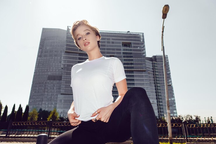 PSD modelo de camiseta