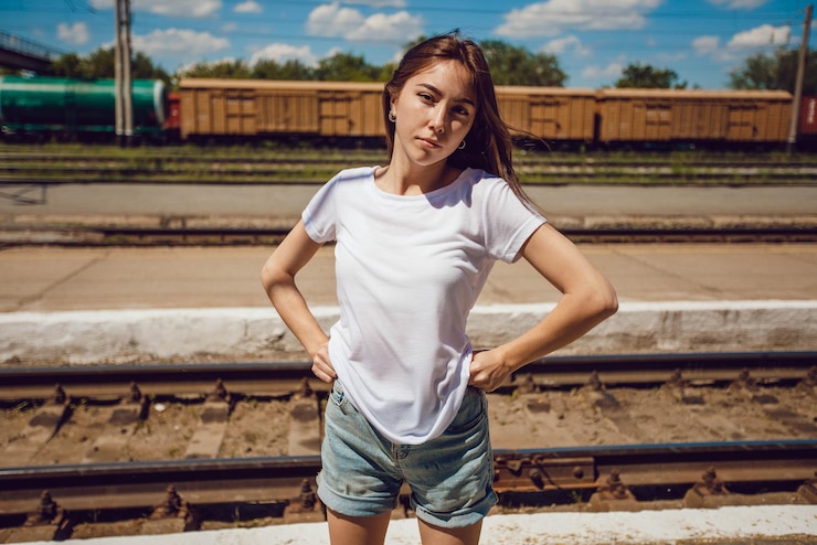 PSD modelo de camiseta