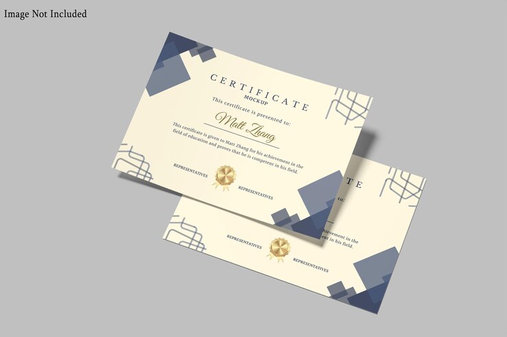 el modelo de certificado a4