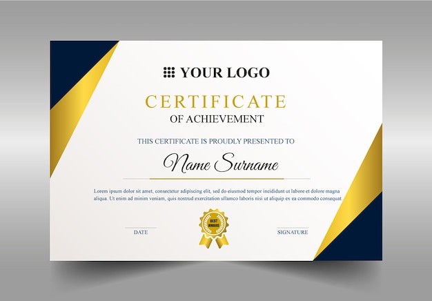 Modelo de certificado PSD