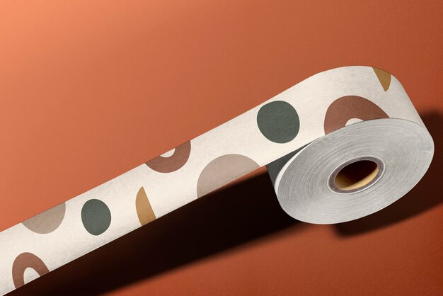Modelo de cinta de papel con estampado para el embalaje esencial del producto