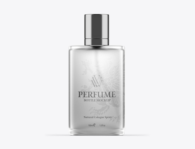 Modelo clássico de frasco de perfume quadrado