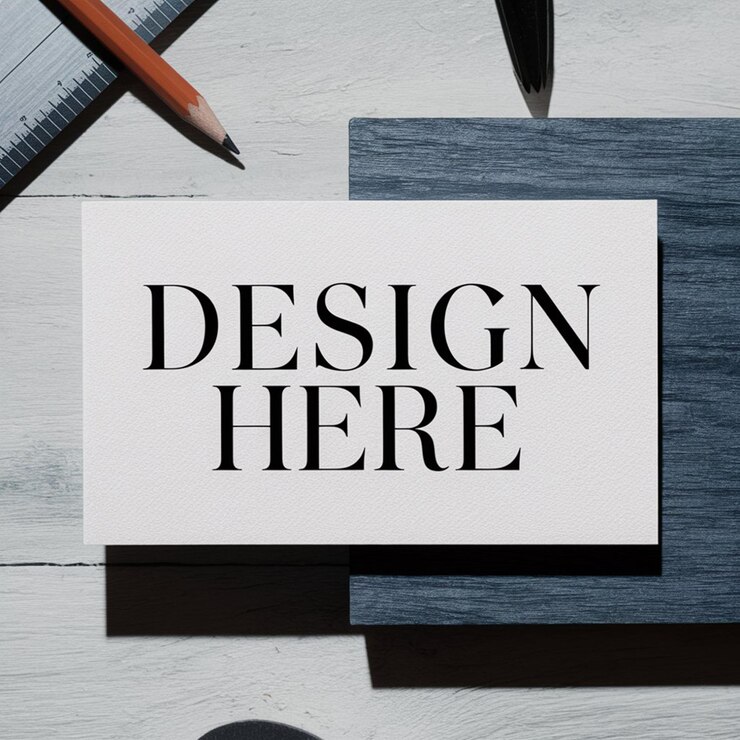 PSD modelo creativo de tarjeta de visita