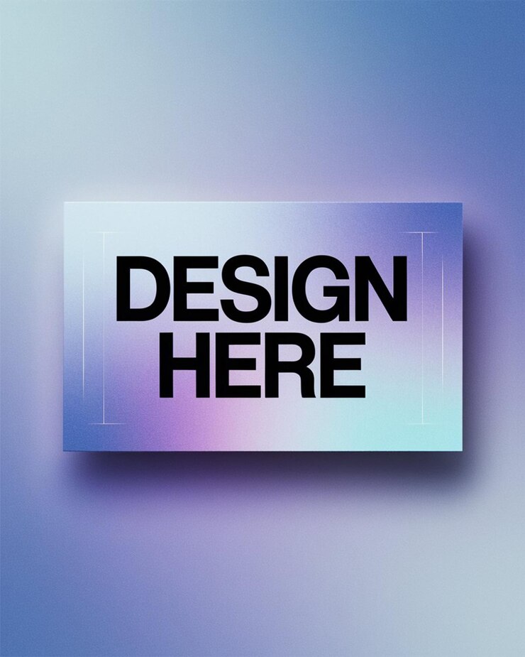 PSD modelo creativo de tarjeta de visita