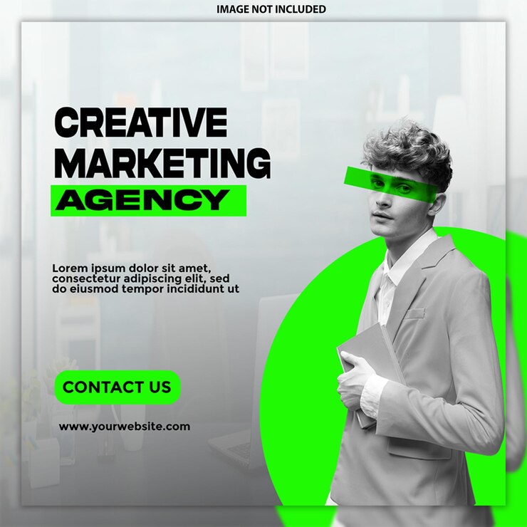 PSD modelo de agência de marketing criativo