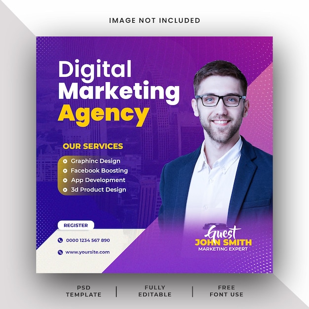 Modelo de agência de marketing digital