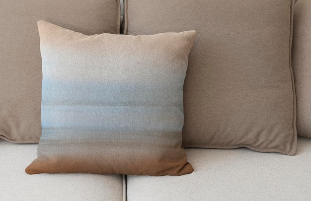 Modelo de almofada de design de interiores minimalista