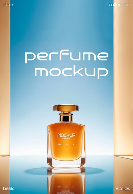 Modelo de apresentação de design de perfume