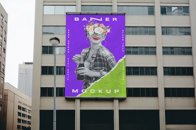 Modelo de bandeira na varanda