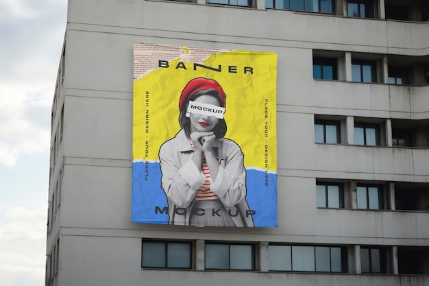 Modelo de bandeira na varanda