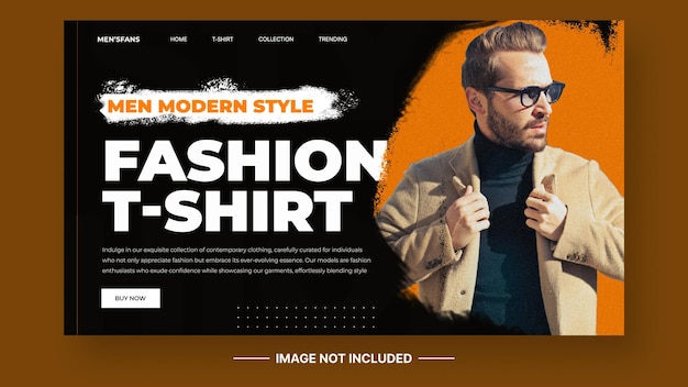 PSD modelo de banner de moda web