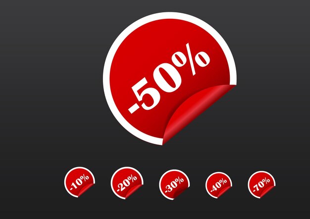 modelo de banner de promoção de desconto 3d