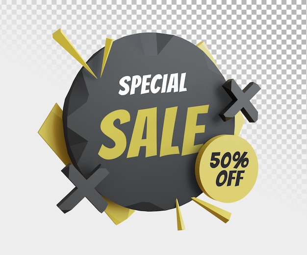 modelo de banner de venda especial