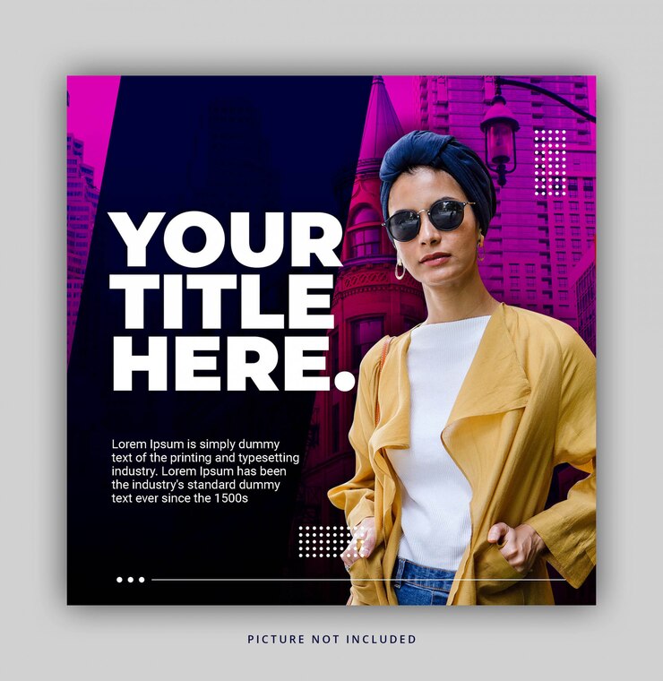 PSD modelo de banner dinâmico moderno instagram