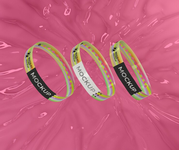 PSD modelo de bilhete de pulseira