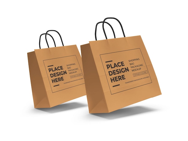 Modelo de bolsa de compras