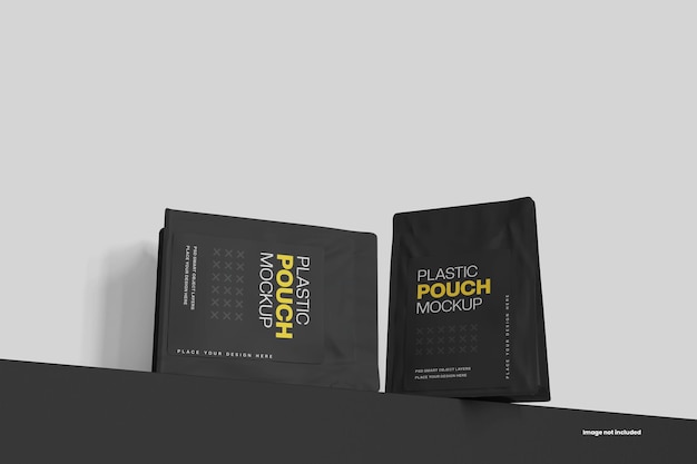 Modelo de bolsa de plástico