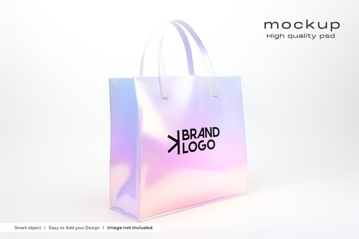 Modelo de bolsa holográfica grátis