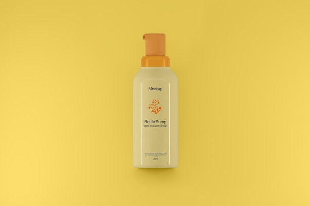 Modelo de bomba de garrafa de cosméticos