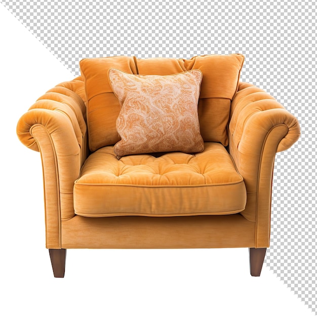 PSD modelo de cadeira de sofá moderno isolado