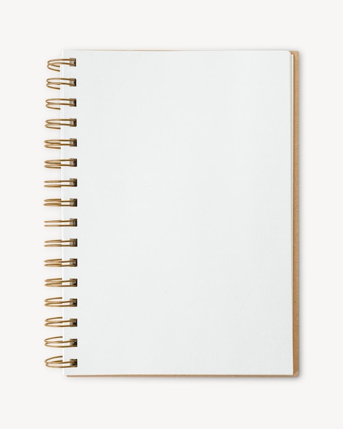Modelo de caderno em branco psd