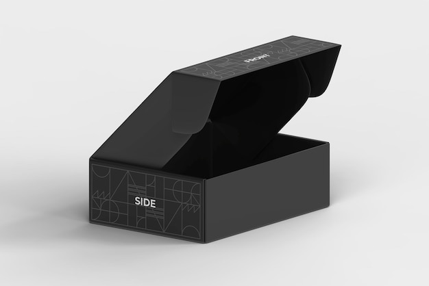 Modelo de caixa de embalagem