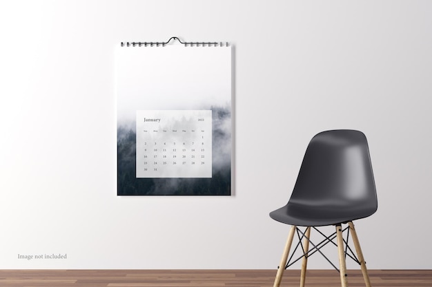 Modelo de calendário de parede