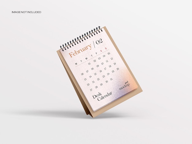 Modelo de calendário de secretária