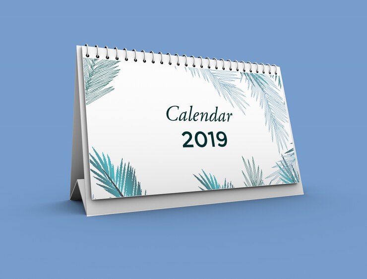 Modelo de calendário
