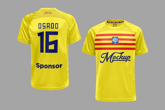 PSD modelo de camisa de futebol