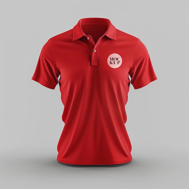 PSD modelo de camisa de polo