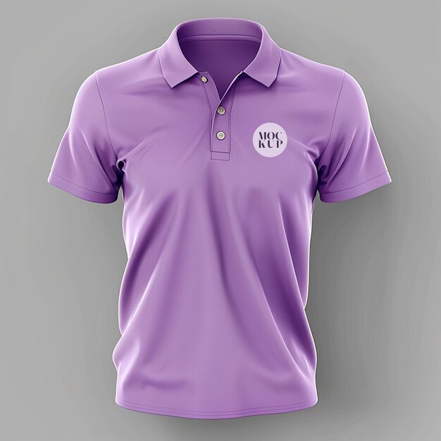 PSD modelo de camisa de polo