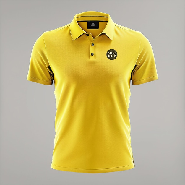 PSD modelo de camisa de polo