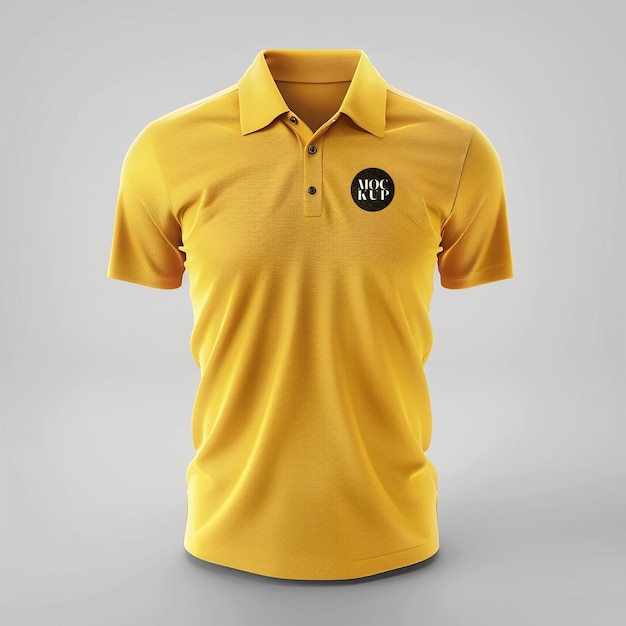 PSD modelo de camisa de polo